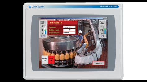 rockwell panelview plus 6 setup